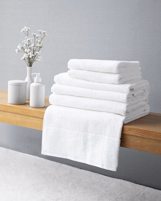 Plush Ring-Spun Cotton Ultra-Absorbent Bath Towel
